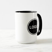 Business Logo Promotional Simple Company Mok (Voorkant rechts)