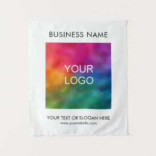 Business Logo Promotionele Design Evenementen Semi Wandkleed