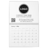 Business Logo QR code Bedrijf Modern Kalender (Jan 2026)
