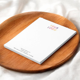 Business Logo QR Code Eenvoudig Notitieblok