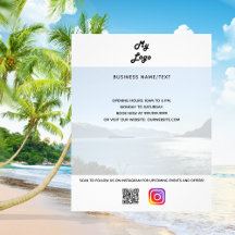 Business logo qr code instagram aangepaste tekstfo