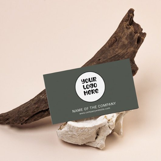 Business Logo QR Code Professioneel Minimalistisch Visitekaartje