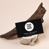 Business Logo QR Code Professioneel Minimalistisch Visitekaartje