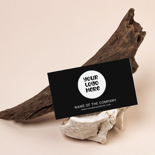 Business Logo QR Code Professioneel Minimalistisch Visitekaartje