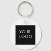  Business Logo QR Code Sleutelhanger (Voorkant)