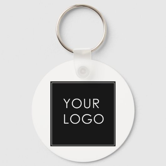  Business Logo QR Code Sleutelhanger (Voorkant)