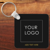  Business Logo QR Code Sleutelhanger (Voorkant)