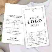 Business Logo Retail Hang Label Kleding Prijs Labe Visitekaartje