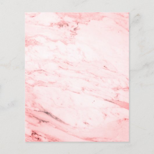 Business Logo Roze Marmeren Schoonheidssalon 3 Fot Flyer (Achterkant)