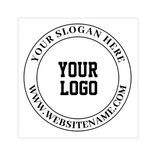 Business Logo Rubber Stamp – op maat gemaakt Rubberstempel (Afrduk)