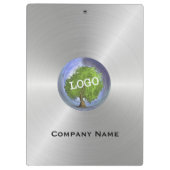 Business Logo Silver Klembord (Achterkant)