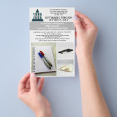 Business Logo Simple Modern 3 Foto Adverteren Flyer (Hand)