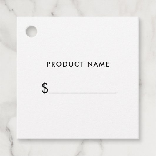 Business Logo Simple Professional Bedankjes Labels (Voorkant)
