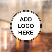 Business Logo Sjabloon Window Cling Sign Raamsticker (Vel 2)