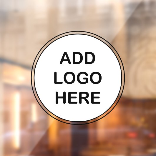 Business Logo Sjabloon Window Cling Sign Raamsticker (Vel 2)