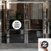 Business Logo Sjabloon Window Cling Sign Raamsticker (Kantoordeur)