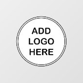 Business Logo Sjabloon Window Cling Sign Raamsticker (Vel)