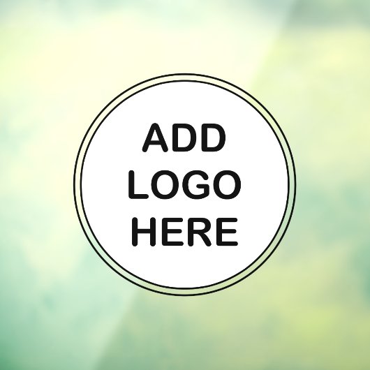 Business Logo Sjabloon Window Cling Sign Raamsticker (Vel 3)