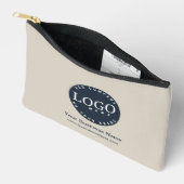Business Logo Slogan en Website Promotie Swag Etui (Open)