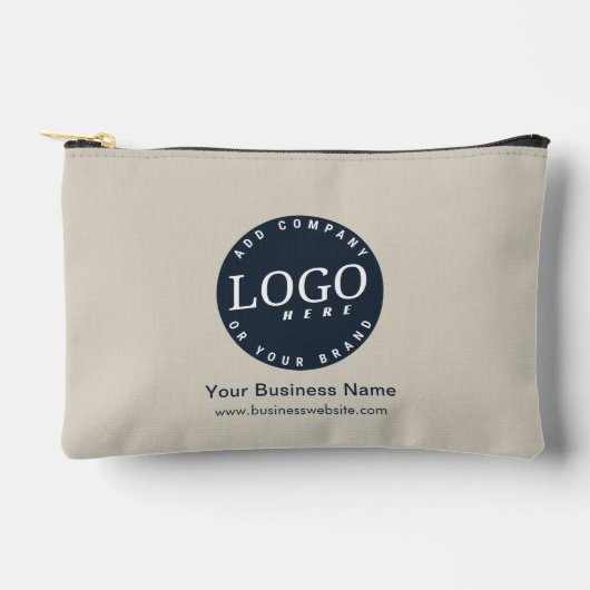 Business Logo Slogan en Website Promotie Swag Etui (Voorkant)