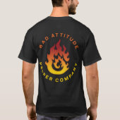 Business Logo (Small Front/Large Back design) T-shirt (Achterkant)