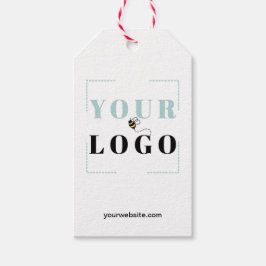 Business Logo Social Media Bedankt Kraft Labels Cadeaulabel