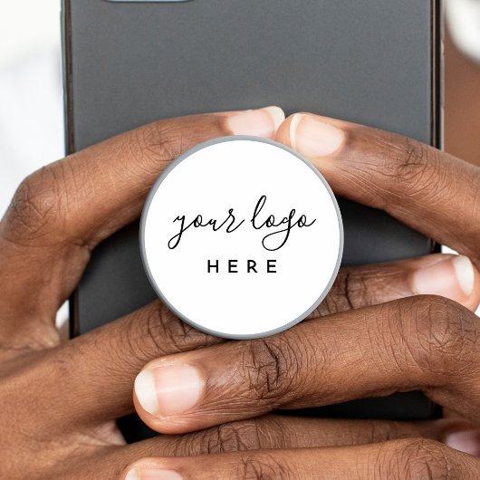 Business Logo Sticker Custom Branding Poppen Socke