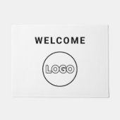Business Logo Stijlvolle moderne professionele deu Deurmat (Voorkant)