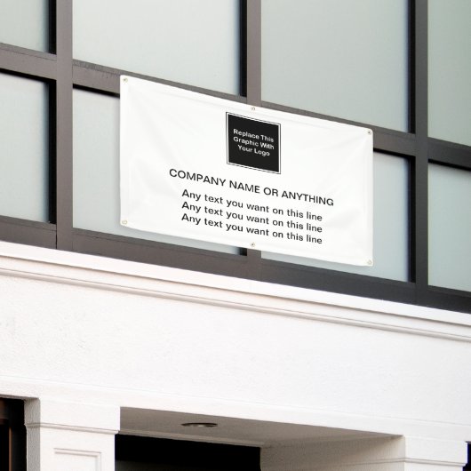 Business Logo Style Banner (Buitenkant Gebouw)