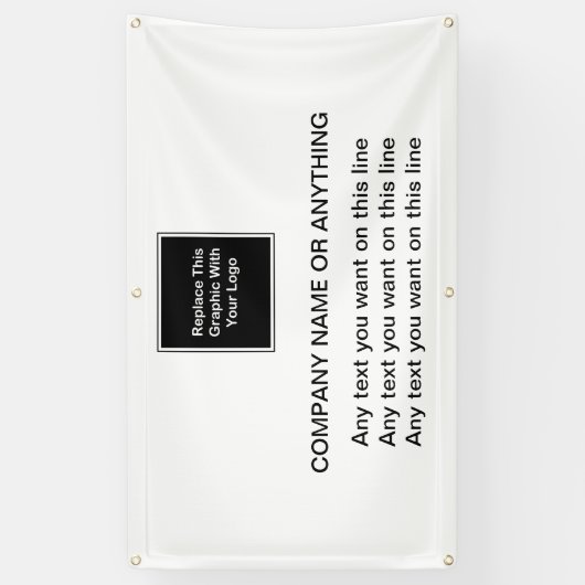 Business Logo Style Banner (Verticaal)