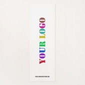 Business Logo tekst gepersonaliseerde yoga mat voo (Achterkant)