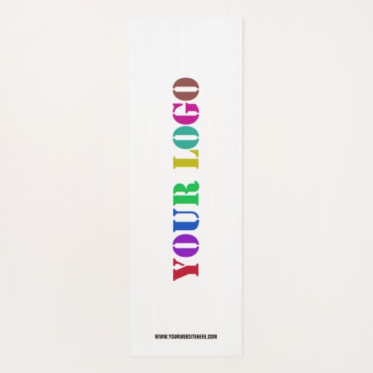 Business Logo tekst gepersonaliseerde yoga mat voo (Achterkant)