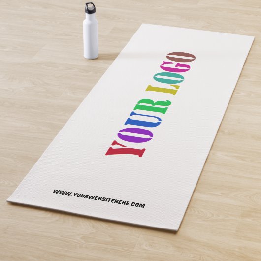 Business Logo tekst gepersonaliseerde yoga mat voo (In situ)