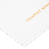 Business logo tekst merkkleur tafelkleed (Gekanteld)