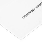 Business logo tekst merkkleur tafelkleed (Gekanteld)