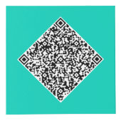 Business Logo Tekst QR Code Promotie Kubus Sjabloo (Rechts)