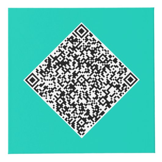 Business Logo Tekst QR Code Promotie Kubus Sjabloo (Rechts)