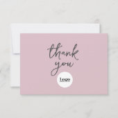 Business Logo Thistle bedankpas Bedankkaart (Voorkant)