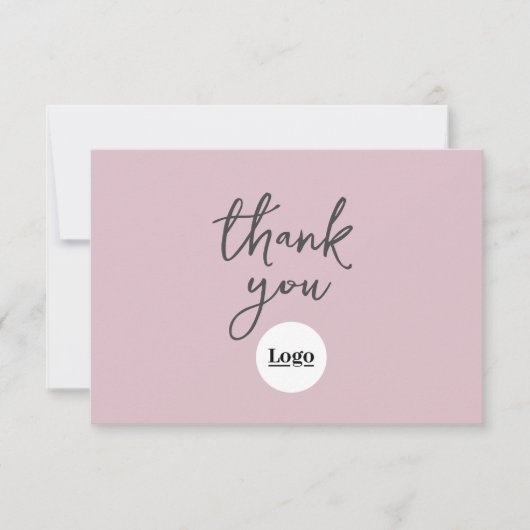 Business Logo Thistle bedankpas Bedankkaart (Voorkant)