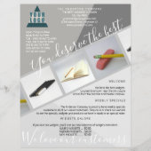 Business Logo Trendy Modern Geometric 3 Foto Flyer (Voorkant)