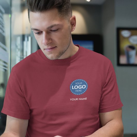 Business Logo Upload Sjabloon - Creëer Uw Eigen T- T-shirt