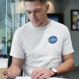 Business Logo Upload Sjabloon - Voor & Terug Logo T-shirt