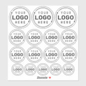 Business Logo Variëteit Grootte 16 Stickers (Vel)