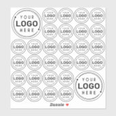 Business Logo Variety Maten 30 Stickers (Vel)
