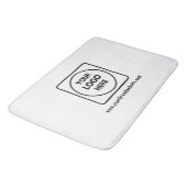 Business Logo & Website Name Branding Bath Mat (Gekanteld)