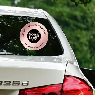 Business Logo Website Roos Gold Car Window Decal Sticker