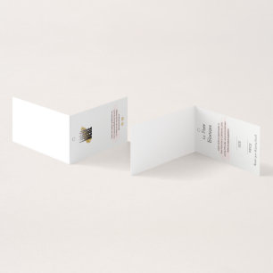 Business Logo White Clothing Price Label Visitekaartje