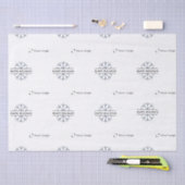 Business Logo White-kerstsnowflake Tissuepapier (Craft)