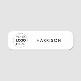 Business Logo White minimalistisch personeel Naamplaatje