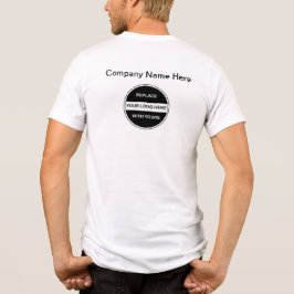 Business Logo Work Shirten voor het personeel Tri-Blend Shirt